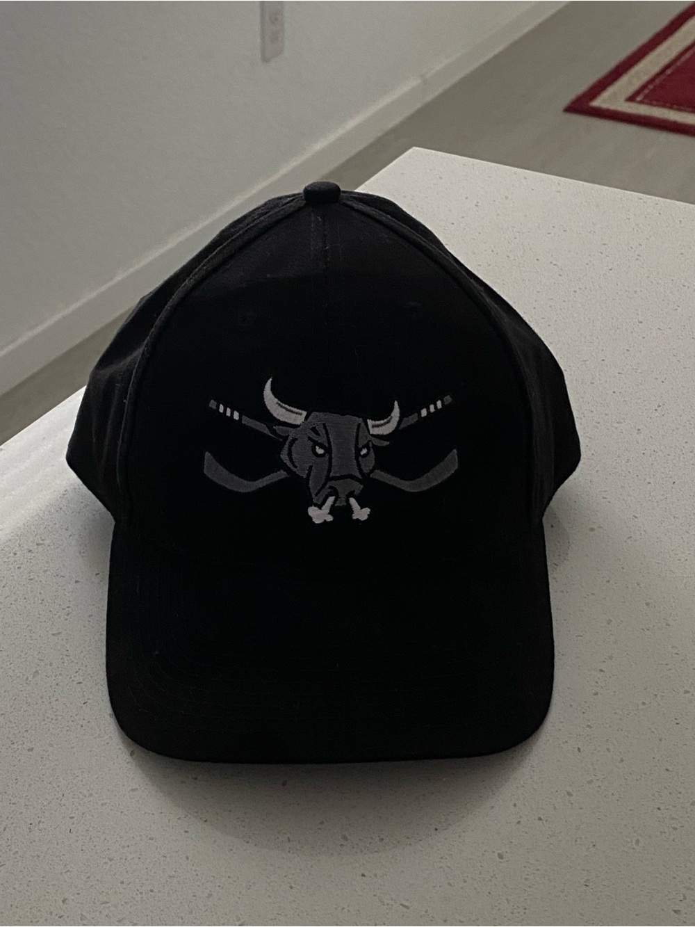 Rampage Black Cap with Orange & Gray HTT Logo
